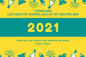 Thông báo nghỉ Tết Dương lịch 2021 và Tết Nguyên đán Tân Sửu