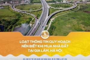 Các thông tin quy hoạch nên biết khi mua nhà đất hoặc đầu tư bất động sản tại huyện Gia Lâm