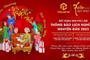 Lịch nghỉ Tết Nguyên đán Quý Mão 2023